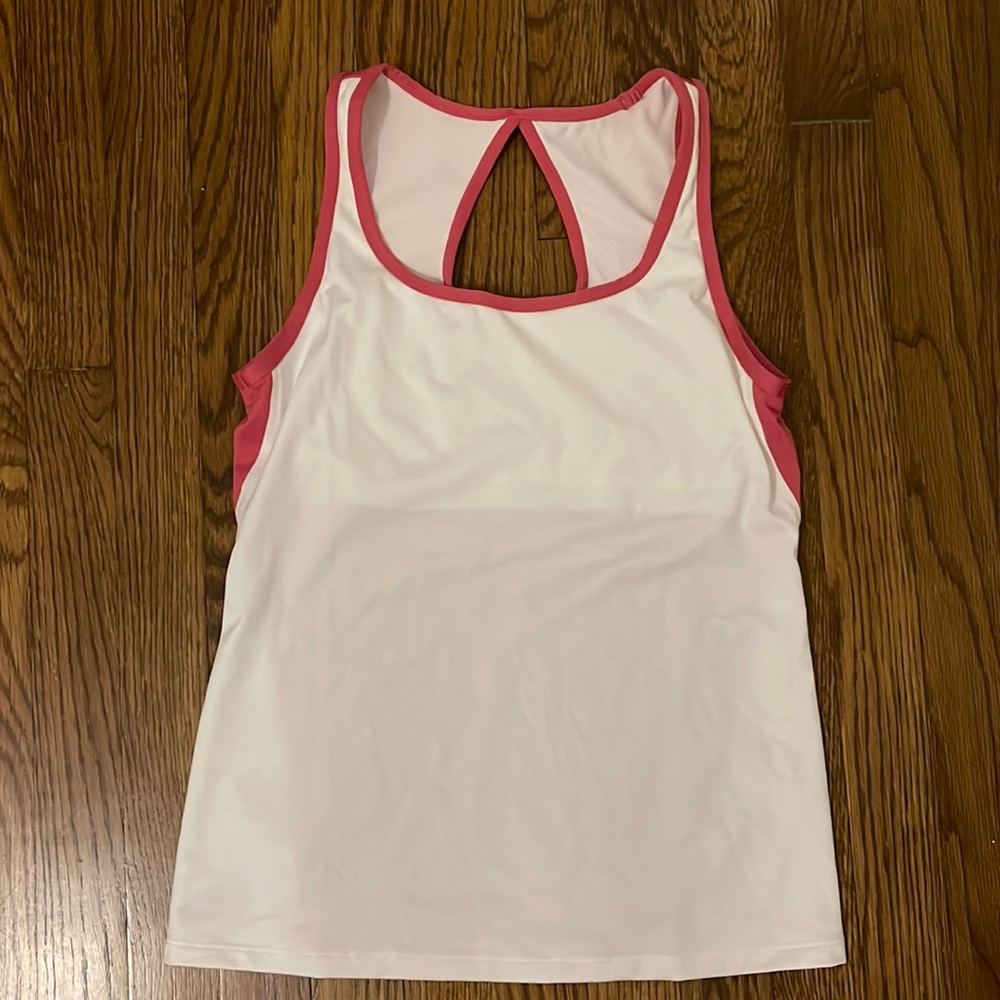 Courtblu tank - built in bra - large